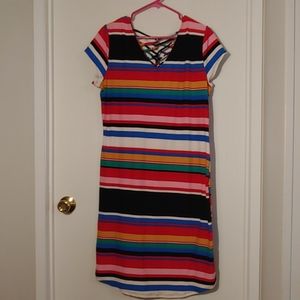 Multi color body con dress